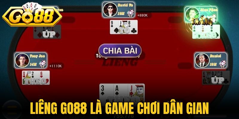 Liêng Go88 là  game chơi dân gian