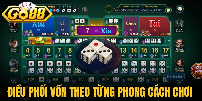 Mẹo Chơi Sicbo - Tuyệt Chiêu Giúp Tối Ưu Hóa Lợi Nhuận 3 Điều phối vốn theo từng phong cách chơi