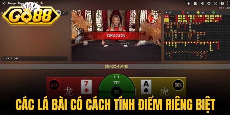 Các lá bài có cách tính điểm riêng biệt